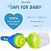 Fox and Bird Baby Food Feeder | Fruit Feeder Pacifier (2 Pack) | Best Feeder Set for Boys and Girls | BPA Free Set with Pacifier Clip (Blue/Orange)