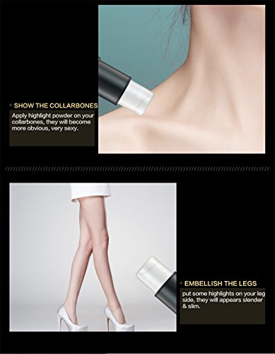 FantasyDay Illuminator Face Highlighter Makeup Sticks Pearl Shimmer Whitening Cream Shimmer Contouring Stick Foundation Stick Face Eye Nose Concealer Pen #2 - Thumbnail 7
