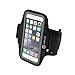SAIFCASE Sports Armband for iPhone 7/6s for Running (Black) - SUPPORTS TOUCH ID & COMES WITH BUTTON HOLES - Designed from Eco-Friendly Neoprene Material - Bonus Key Slot