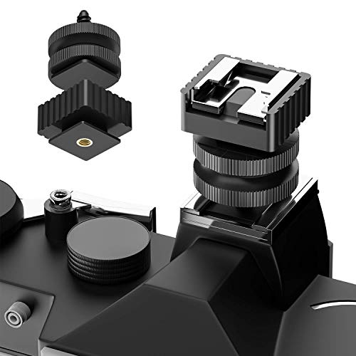 Muscccm Camera Screw, 22 Pcs 1/4 Inch and 3/8 Inch Converter Threaded Screws Adapter Mount Camera Hot Shoe Mount to 1/4 Set for Camera/Tripod/Monopod/Light Stand - Thumbnail 6