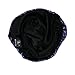 Satin Life Elastic Band Patterned Women's Soft Slouchy Satin Lined Hat Beanie Cap (Paisley-Blue)