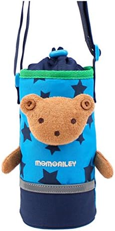 Water Bottle Crossbody Bag Carrier for Kids, Children, Toddler (Momoailey Funny)