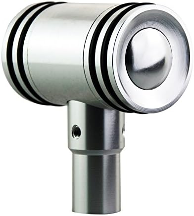 VmonV Silver Aluminum Plane Joystick Shift Knob
