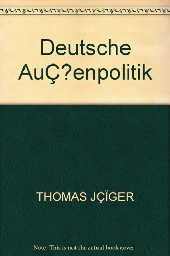 Deutsche Au?enpolitik [German] B00EZ10TKG Book Cover