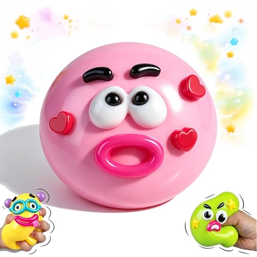 Last Page®13CM Smushers Squishy - Curiosities Smushers Dog Face Swap Squishy Soft Moldable Cute Slow Rise Relaxing Sensory Fidget Relief Anxiety Stress Fun with Interchangeable Faces