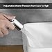 Anza Bidet Sprayer for Toilet, Pressure Control Handheld Cloth Diaper Sprayer, Stainless Steel Hose Bidet for Feminine Wash (Chrome)