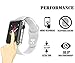 Apple Watch Case 42mm, Ultra-Thin Full Coverage TPU iWatch Case, Anti Scratch 0.25mm iWatch Screen Protector for Apple Watch iwatch Nike+ / Edition/Hermès/Series 3 / Series 2