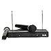 Dual Cordless Wireless Mic Microphone with Receiver