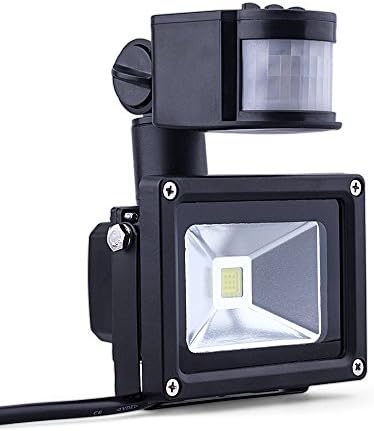 (Promotions Super Discount)Comwinn 10W Daylight White Motion Sensor Waterproof Flood Light for Garden,Scenic Spot,Hotel