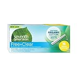 Seventh Generation Organic Cotton Tampons, Regular with Applicator, 16ct