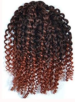 Rosiest Synthetic Hair Bun Extensions Messy Hair, Gradient Color Twist Crochet Braids Wigs Extensions Synthetic Hair
