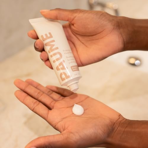 PAUME Probiotic Hand Balm, Non-Greasy, Fast Absorbing, Long Lasting Hydration, Hand Moisturizer for Dry, Chapped, Aging Skin, 60ml