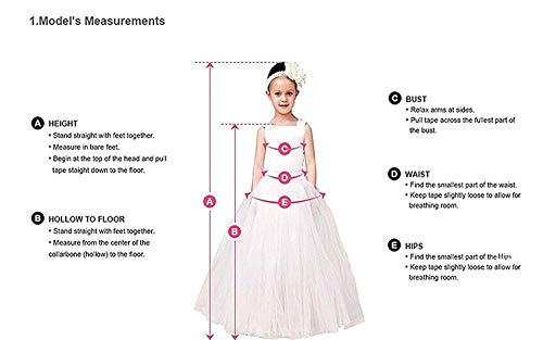KSDN Wedding Flower Girls Dresses Princess Gowns First Dance Pageant Gowns(US 8 Gold)