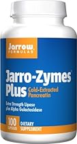 Jarrow Formulas Jarro-Zymes Plus, Supports Gastroinestinal Health, 100 Caps