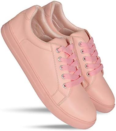 BUCADIA Women's Latest Collection frunky White Casual Sneakers Canvas Shoes