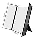 besky Premium Tri-Fold Led Lighted Makeup Mirror , Pocket Vanity Mirrors with Adjustable Stand
