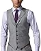CMDC Men's New Casual Slim Fit Skinny dress Vest Business Suits Three-piece D163