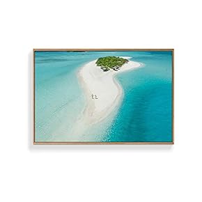 Framed Canvas Wall Art for Living Room, Bedroom Seaside Canvas Prints for Home Decoration Ready to Hang - 16x24 inches