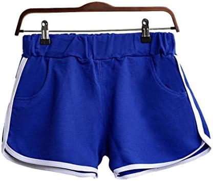 Shybuy Women Shorts 2018 Hot Sale, 2017 Hot Sale!New Summer Women Sports Shorts Gym Workout Waistband Skinny Yoga Pants (M, Blue)