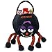 Lillian Vernon Spider Personalized Halloween Treat Bag - Large Trick or Treat Tote & Candy Basket for Kids, Polyester, 9