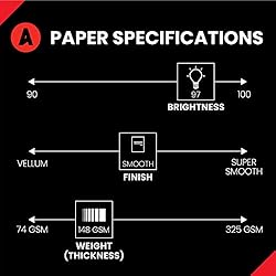 Accent Opaque White Printer Paper, 8.5” x