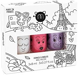 NailmaticKIDs Water-Based Nail Polish 3 Pack, City