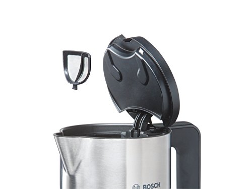 Bosch kabelloser Wasserkocher TWK8611P, Abschaltautomatik, Ãberhitzungsschutz, Temperaturwahl, Warmhaltefunktion, 1,5 L, 2400 W, weià – Bild 4