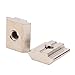 iztor 30 Series Metric Carbon Steel Tee Nuts M6 Sliding T Nut for 3030 Aluminum Profiles Pack of 50
