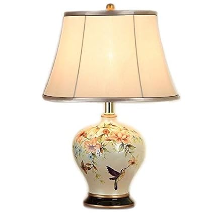 Yyl Tavolo In Ceramica Lampada Moderna Luce Corpo Panno