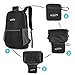 G4Free Ultra Lightweight Packable Backpack Travel Hiking Daypack Small Handy Foldable Outdoor Camping Backpack (3-Black-New)