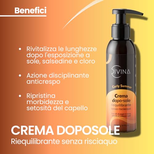 Curly Summer Complete Treatment Kit for Summer, Curly, Super Curly, Afro by Divina BLK, 4 Products