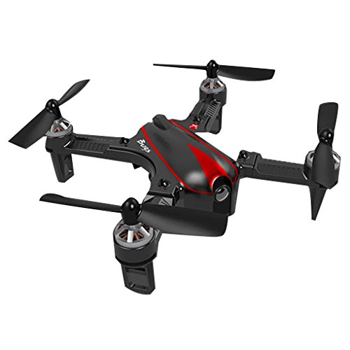 EgalBest B3 Mini LED Light Drone Black Automatic/Manual Model Quadcopter 2.4GHz RC Helicopter Toy without Camera