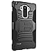 LG G Stylo Case, ATUS®Heavy Duty kickstand Holster Case with Swivel Belt Clip For LG G Stylo + Screen Protector and Stylus Pen (BLACK/BLACK)