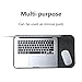 HYZUO 15-15.4 Inch Laptop Sleeve Case for 15 Inch New MacBook Pro with Touch Bar 2016 2017/Macbook Pro Retina Water Resistant Protective Cover with Small Carrying Bag, Faux Suede Leather-Dark Gray
