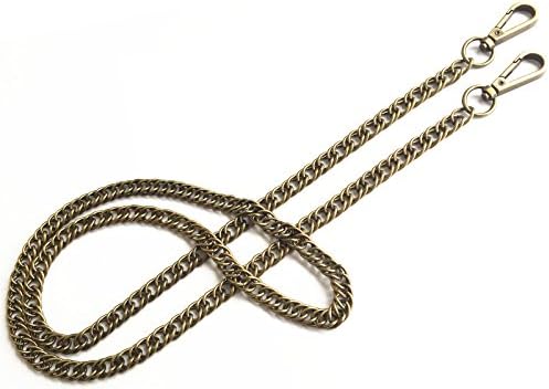 ONBLUE SZ-BR 47" Width 10MM Gold Plated Handbags Replacement Chain Purse Replacement Straps Chains Crossbody Bag Shoulder Strap Clutch Replacement Chain Bronze