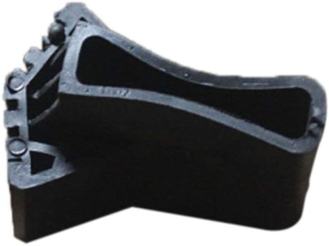 Leiter runde Fußabdeckung Exquisite langlebige Multifunktions-Klappleiter Fächerförmige Fußabdeckung Anti-Rutsch-Matte - Schwarz