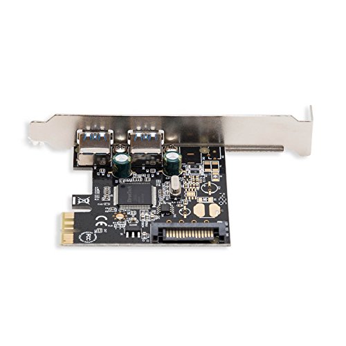 I/O Crest 2 Port USB 3.0 PCIe 2.0 x1 Card Components SD-PEX20158