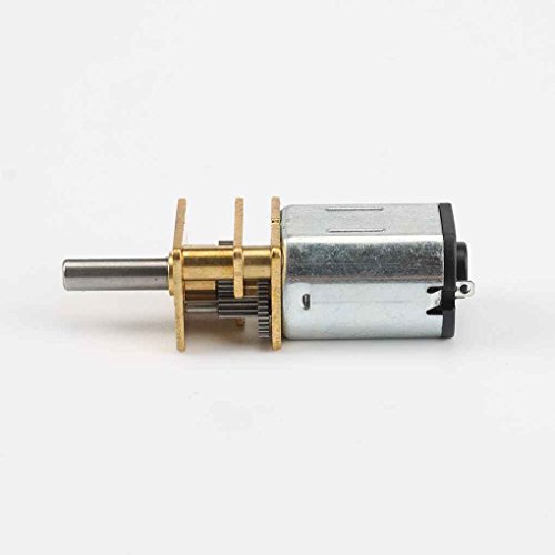 Zerama DC 3V GA12-N20 Micro Speed Reduction Motor with Full Metal Gearbox Electric Gear Box Motor for DIY RC Toys - Thumbnail 2