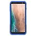 PUSHIMEI Galaxy J4 Plus Case,Galaxy J6 Plus Case, with Kickstand Hard PC Back Cover Soft TPU Dual Layer Protection Phone Case Cover for Samsung Galaxy J4 Prime/J4 Core/J6 Prime(Blue Kickstand case)