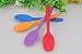 Always Your Chef 4 Pack 8.2 Inches/Small Premium Silicone Mixing Spoons for Kitchen, Cooking, Baby, Baking, Mixing Salad and More,2 Random Colors