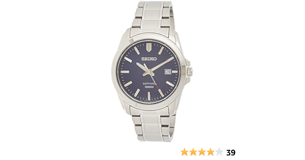 Seiko Quartz Sapphire Blue Dial Stainless Steel Mens Watch SGEH47 :  Amazon.com.au: Clothing, Shoes \u0026 Accessories