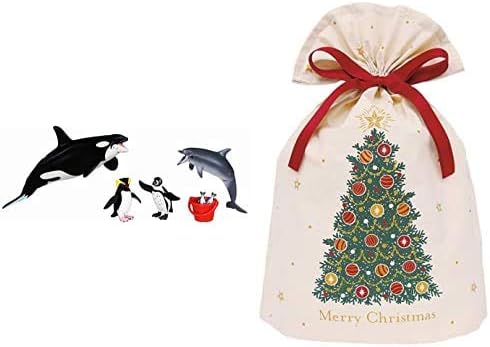 Amazon アニア 02 水族館の人気者ギフトセット インディゴ クリスマス ラッピング袋 コットンバッグl クリスマスツリー グリーン Xg609 おもちゃ おもちゃ