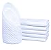 SINLAND Microfiber Dish Rags Waffle Weave Dish Cloths Kitchen Cleaning Cloth Fast Drying Towels 12Inchx12Inch 6 Pack White