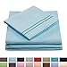 Cosy House Collection Everyday 1500 Series Bed Sheet Set - Ultra Soft & Cool Hotel Bedding - Deep Pocket - Wrinkle, Stain and Fade Resistant - 4 Piece Set (Cal King, Baby Blue)