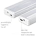 Seatore Motion Sensor Light 16 LED Rechargeable Portable Night Light With Magnetic Strip for Closet, Attics, Hallway, Washroom, Cabinet, Cool White,2-Pack