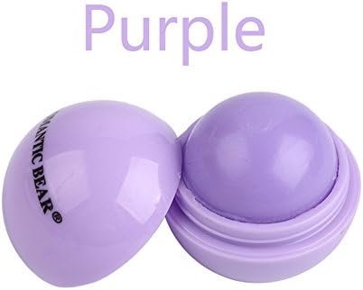 EOWEO Beauty Lipstick,Balm Makeup Lips Balm Cute Fruity Flavor Natural Plant Nutritious Ball Lip(Purple)
