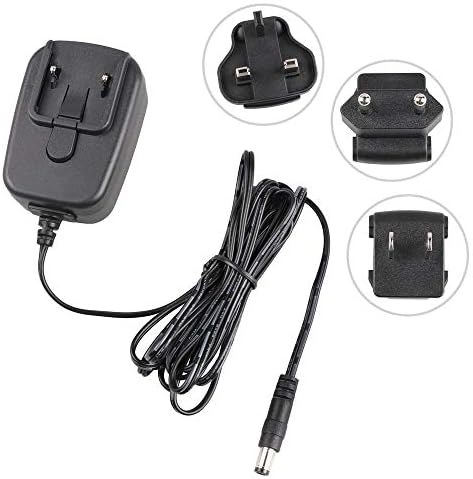 12V Power Adapter Charger with US/EU/UK Travel Plug for Bose Companion 2 Series II Speaker, Yamaha PA130 PA150 Keyboard, Wireless Router, CCTV LED Strip Lights Audio Video