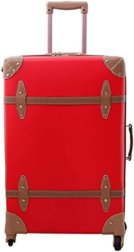 BAG Vintage Suitcase Wheels Rolling Luggage Spinner 20 inch Student Zipper Carry On Travel Men Retro Cabin Trolley