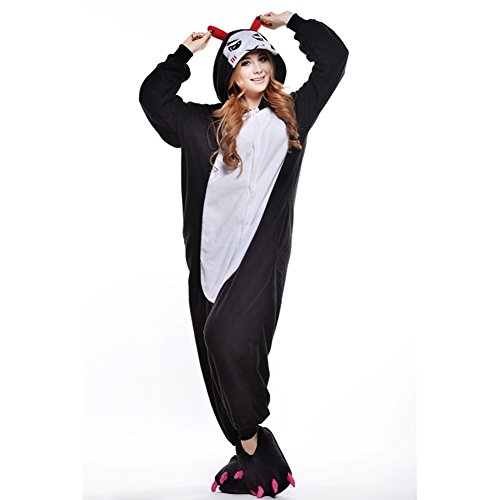 Amurleopard Coverall Pajamas Hoodie Animal Costumes Cosplay Devil S - Image 5