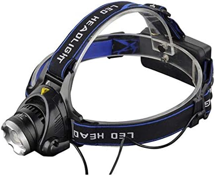 Headlamp, Teekay USB Rechargeable Waterproof LED IPX45 Headlamp Flashlight Torch with Battery Pack, 8000 lumens Zoomable Bright Light for Camping, Hunting, Running, Hiking, Outdoor, indoor for Adults